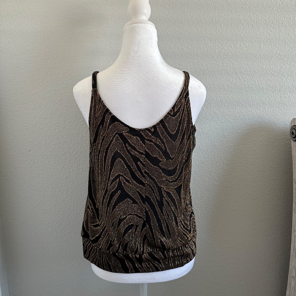 Blouses Cache Black & Gold Size Medium - image 2